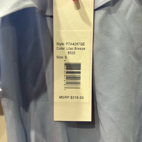 Parker Peyton Purple Lavender Violet Silk One Shoulder Mini Dress NWT Size Small - Picture 4 of 6